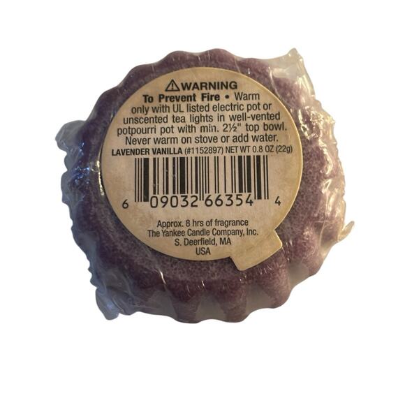 Lavender Vanilla Yankee Candle Retired Wax Tart Melts Rare Lot Of 16 - Picture 4 of 4